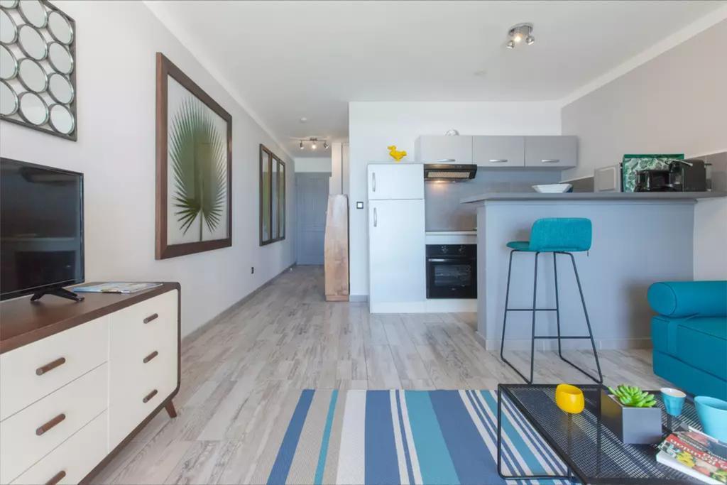 Le Petrel Blanc - Appartement Sur La Plage De La Souris Blanche Trois Bassins 외부 사진