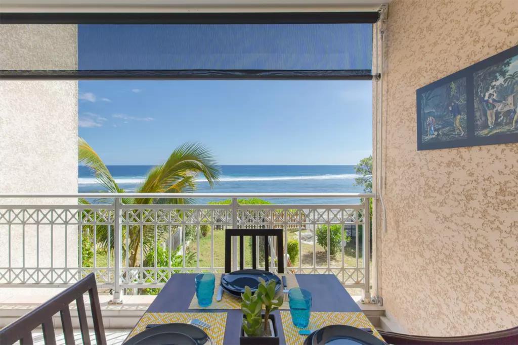 Le Petrel Blanc - Appartement Sur La Plage De La Souris Blanche Trois Bassins 외부 사진